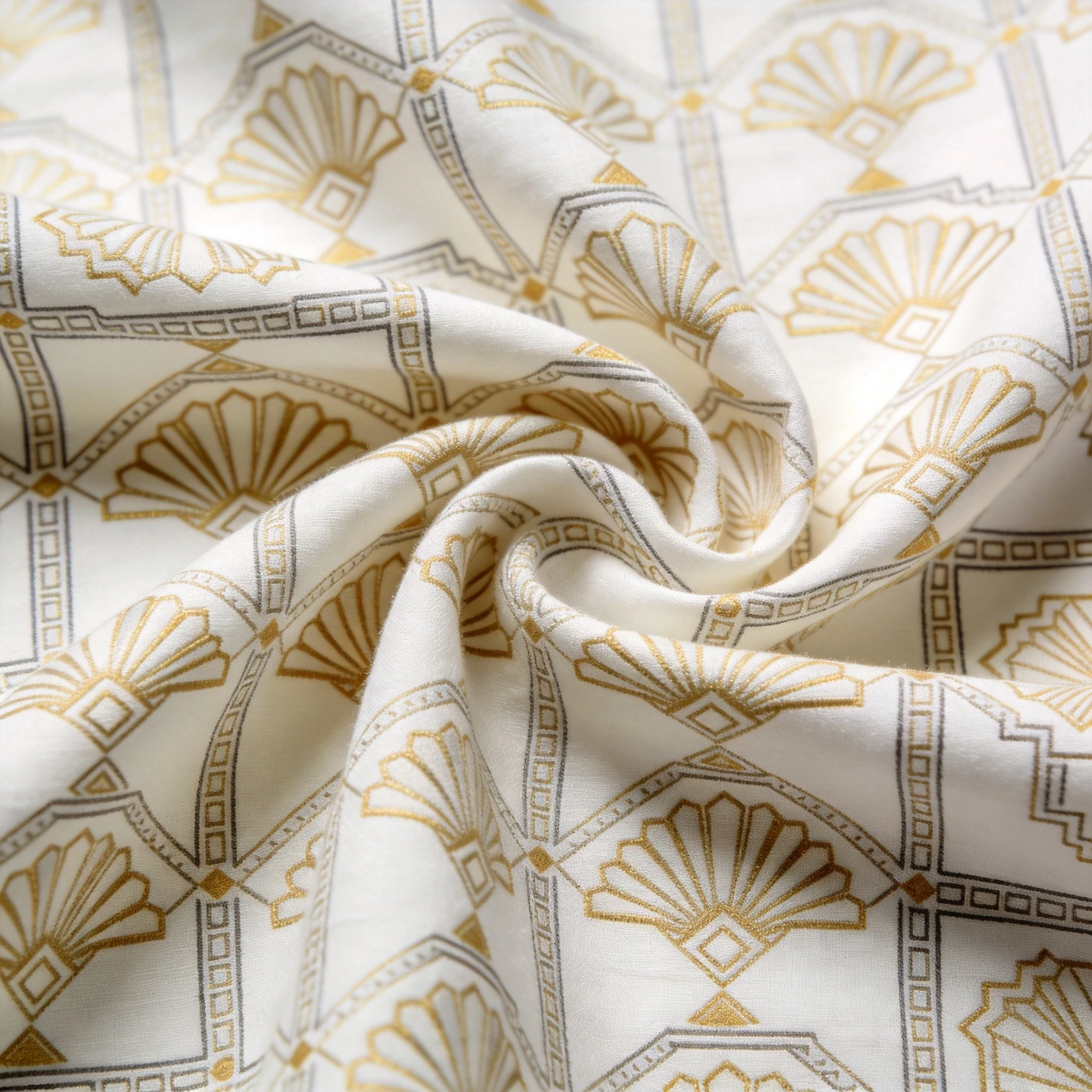 E10 Art Deco Geometric fabric
