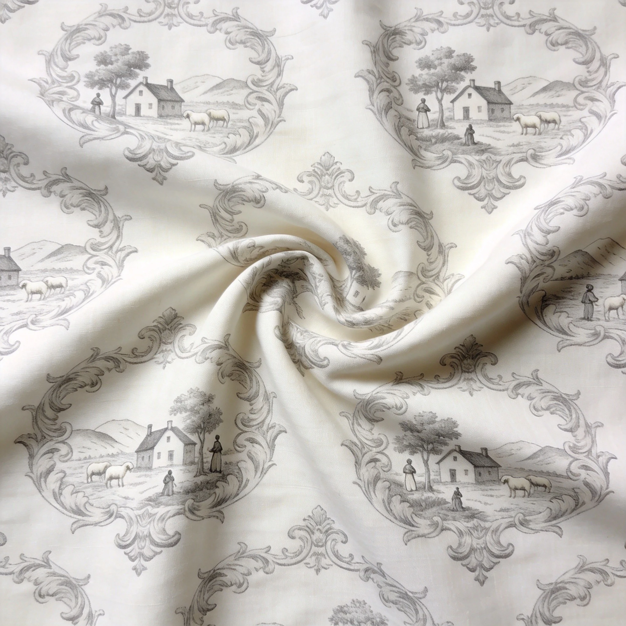 E12 Toile de Jouy fabric