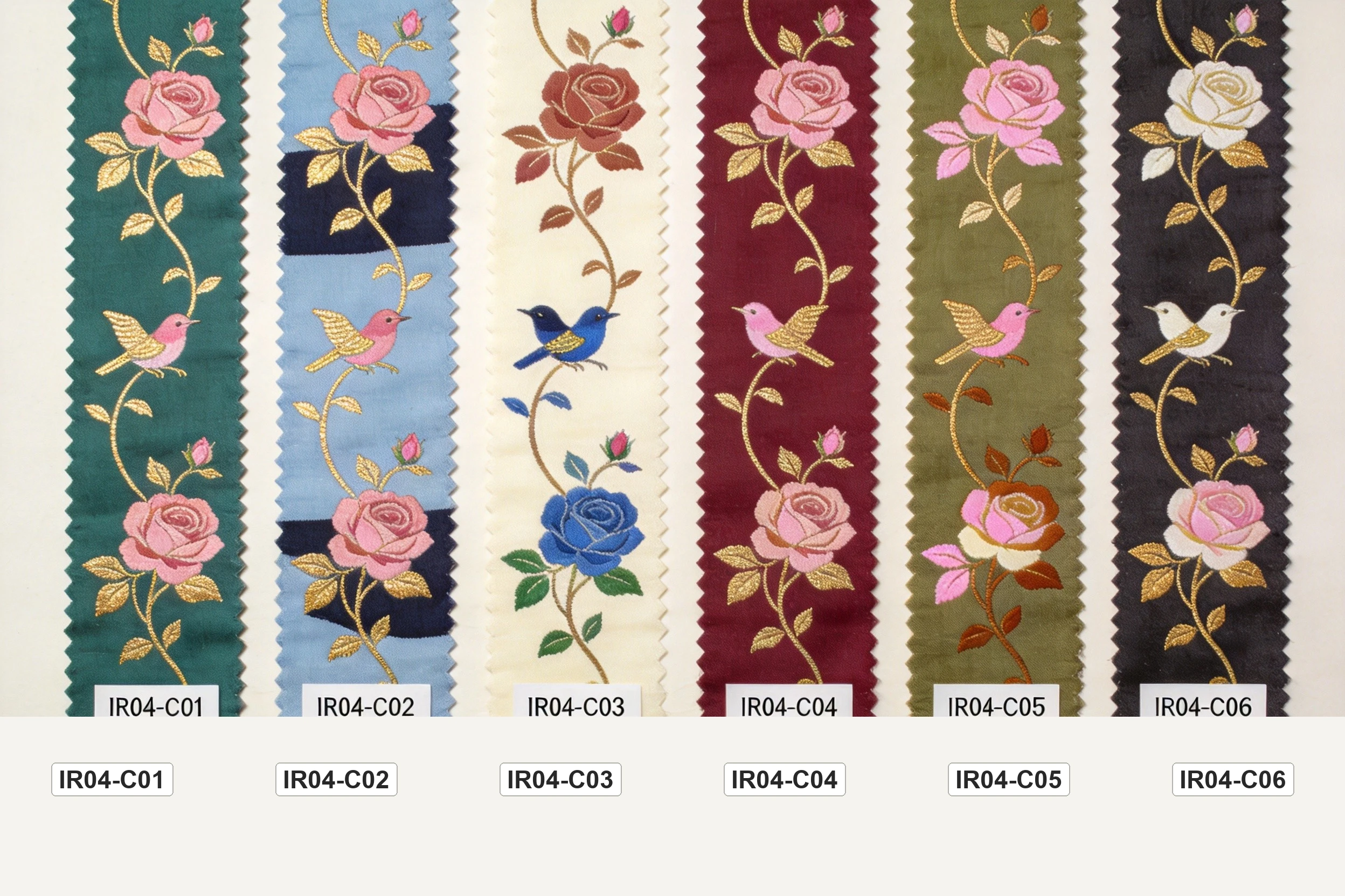 E16 Rose & Nightingale 6 colorways