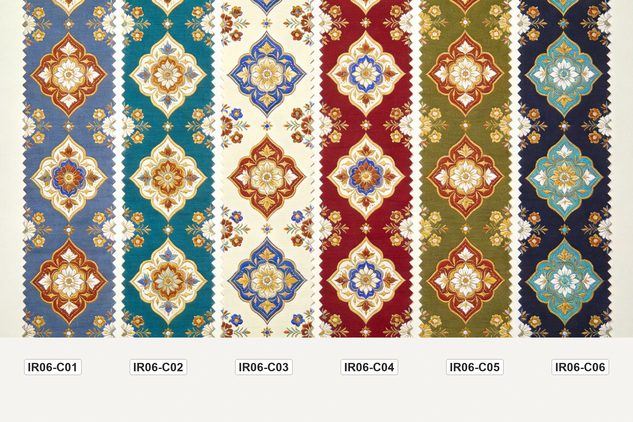 E18 Isfahan Garden 6 colorways