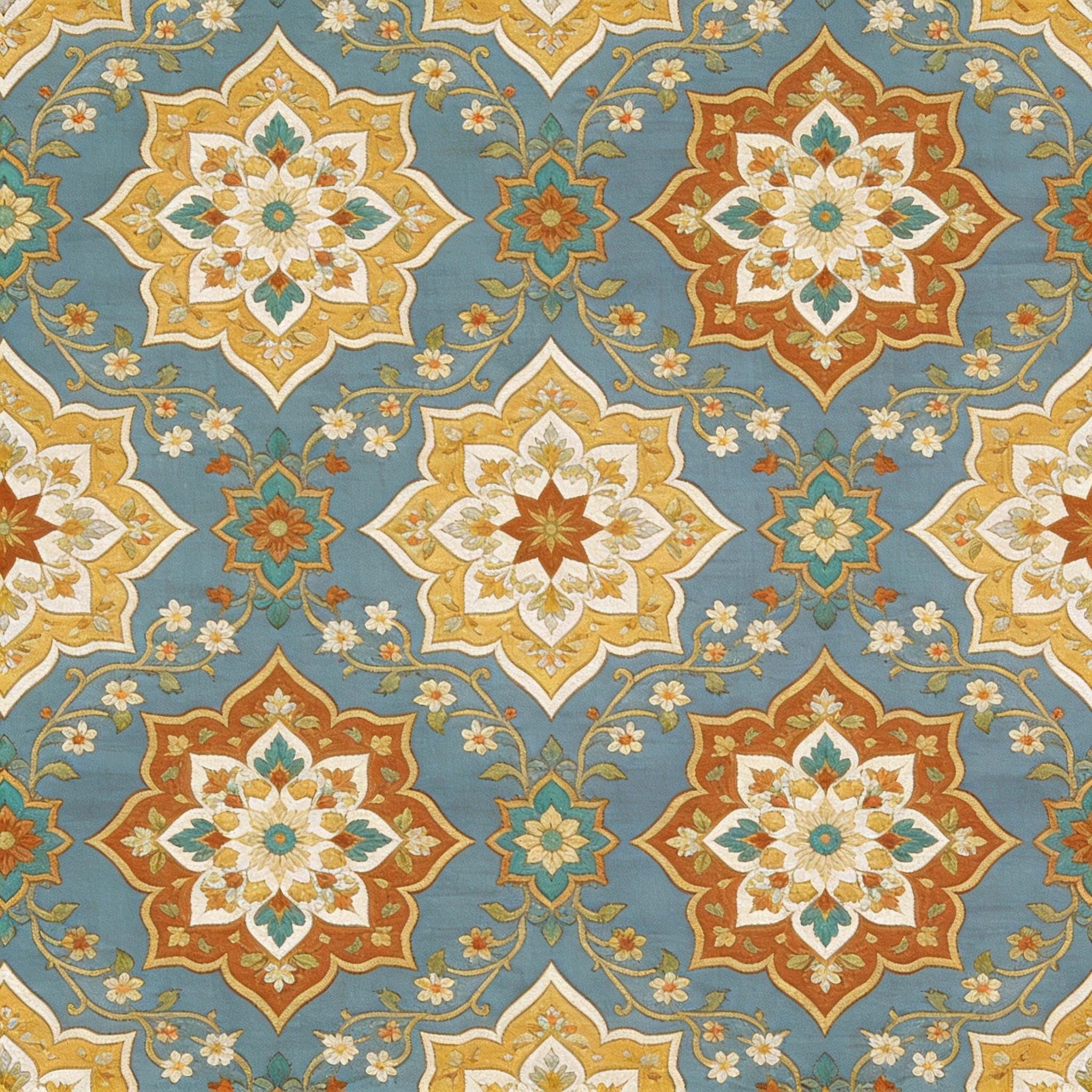 E18 Isfahan Garden fabric