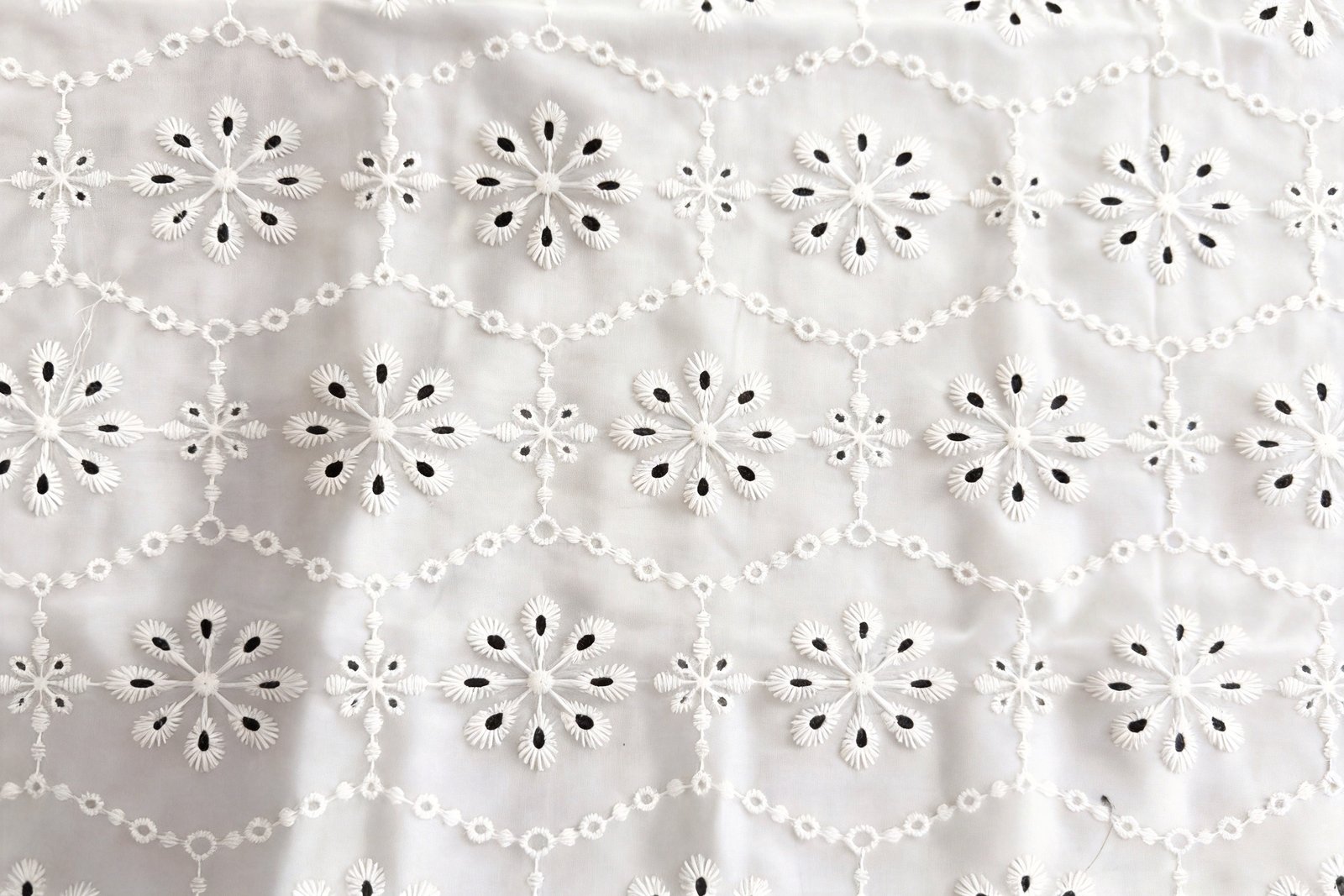 E-06 Snowflake Star eyelet embroidery thumbnail