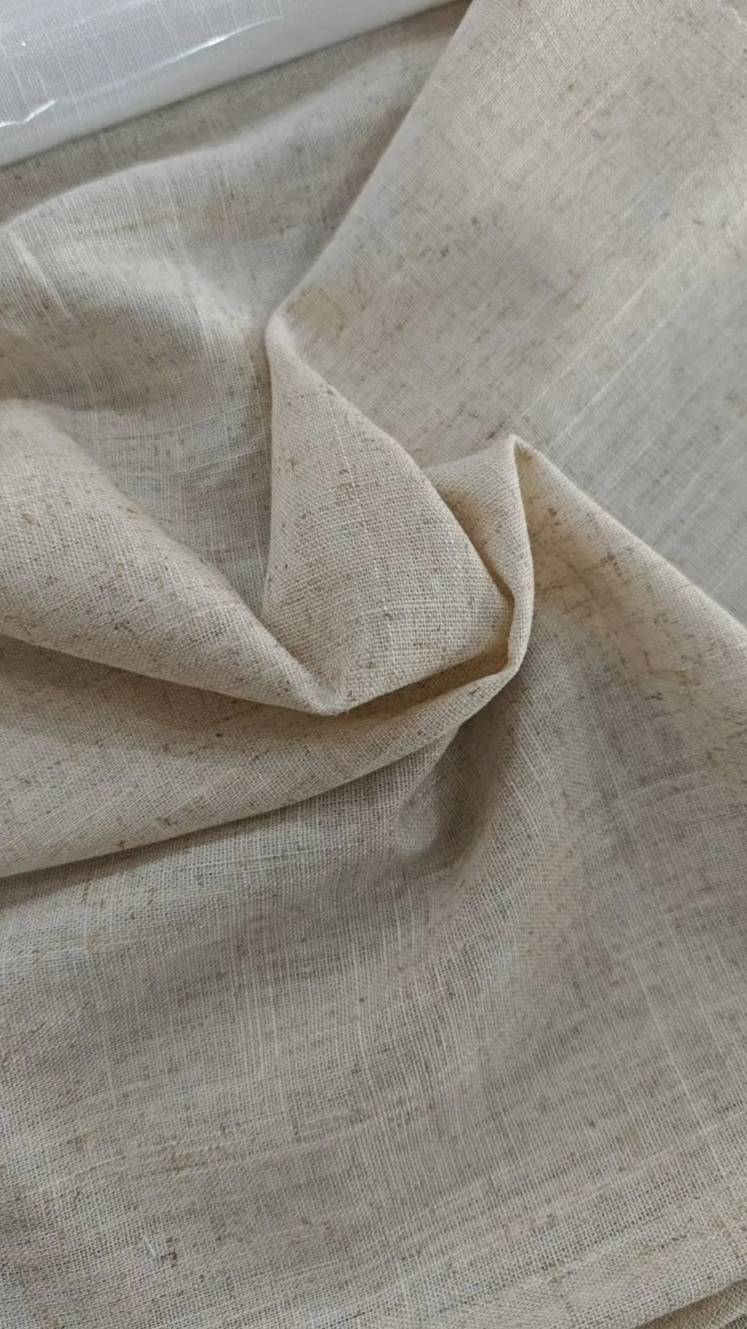 MJ1212 linen-viscose slub fabric