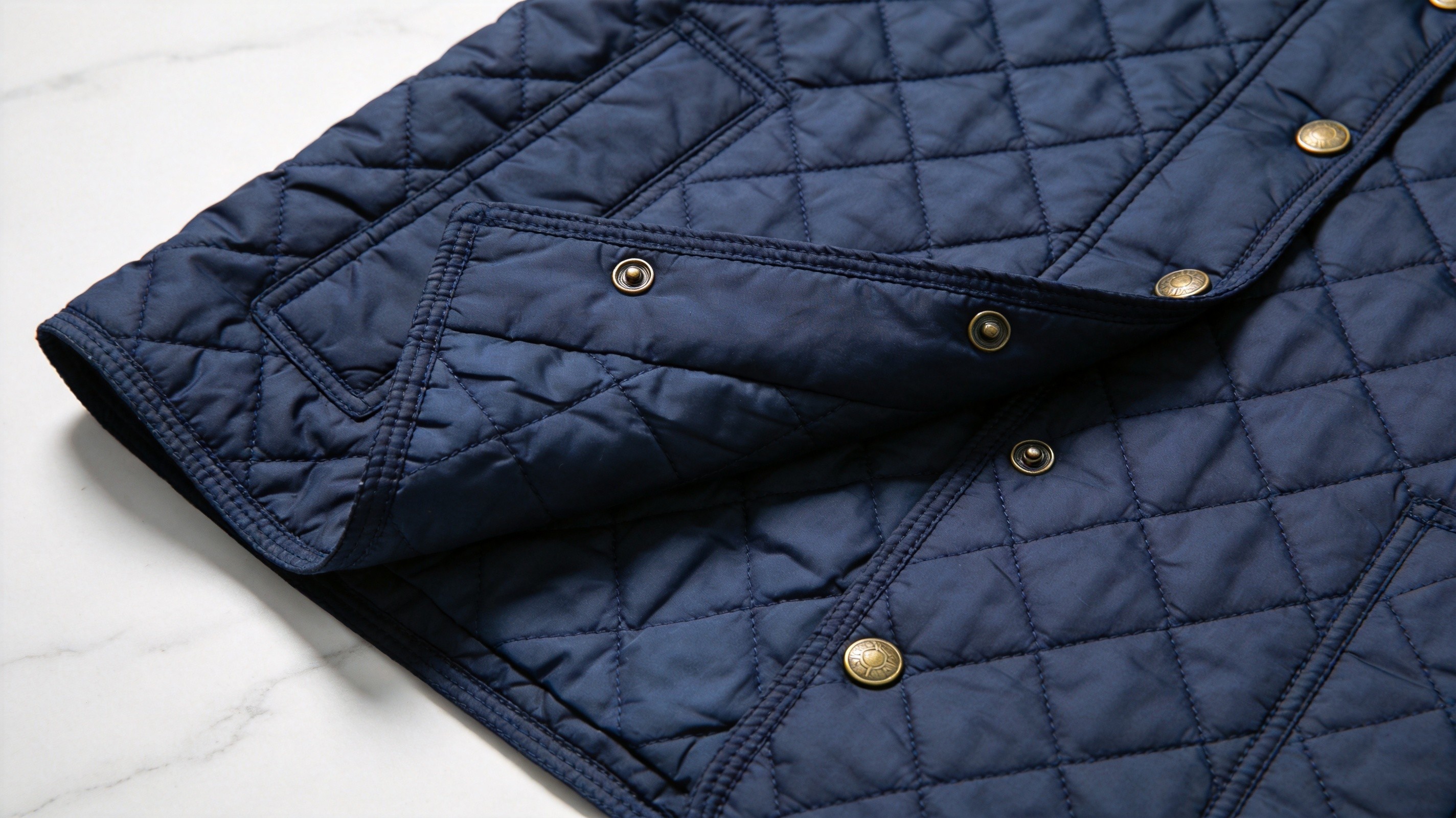 Quilted cotton jacket scene