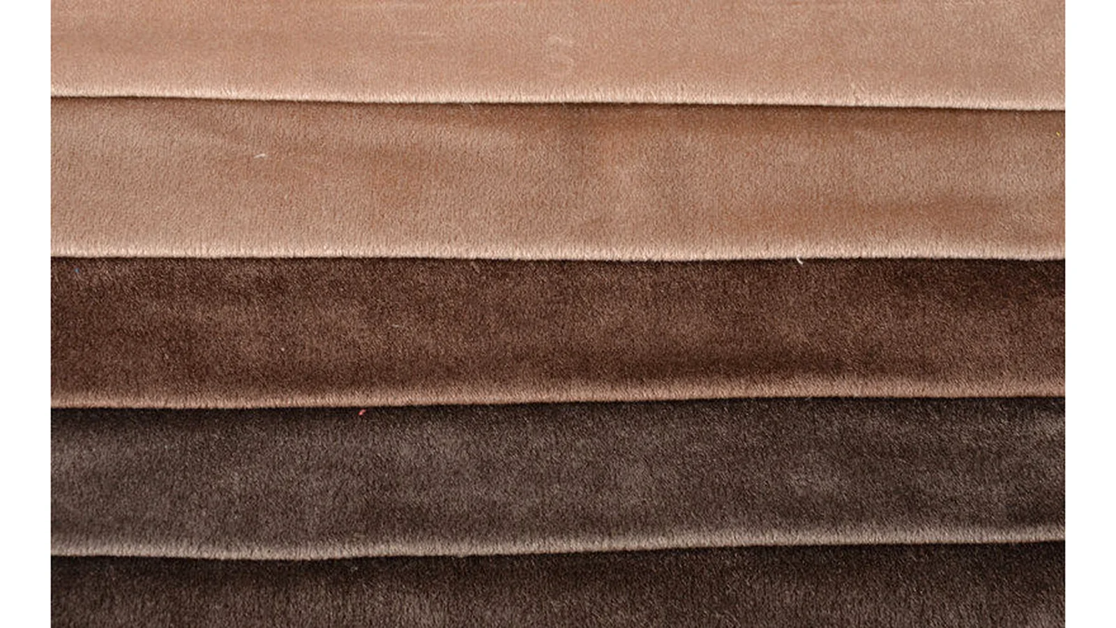 Neutral and earth-tone velvet stacks