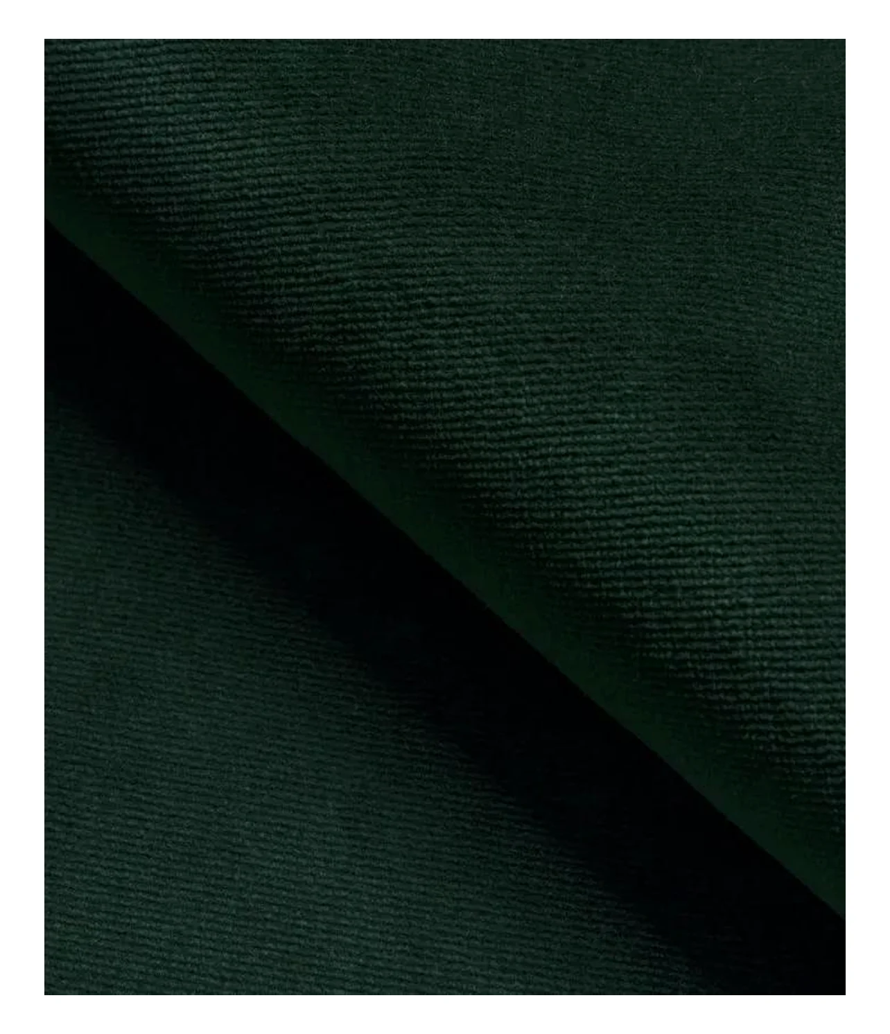 forest green solid dyed viscose velvet fabric